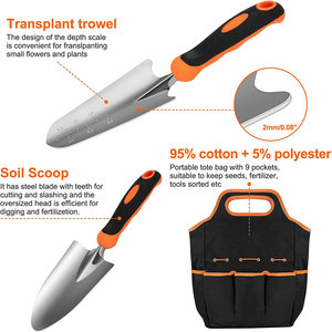 Tùy chỉnh điện khoan đa chức năng qua lại Saw tiller bộ có thể tháo rời vườn công cụ thiết lập gấp Phân túi nhựa - Product Image 4