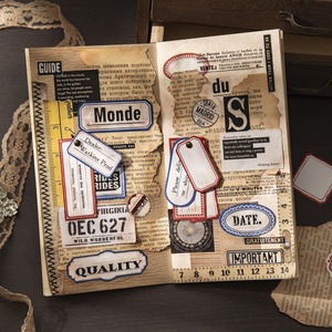 Paquete de 100 Hojas de Etiquetas Decorativas Autoadhesivas de Gran Tamaño, Colección Inspiration, con Corte Troquelado y Acabado Brillante - Product Image 4