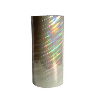 <span class=keywords><strong>Film</strong></span> Laminasi Termal Holografik Transparan Pola Pilar Pelangi Transparan Ukuran Gulungan Kustom untuk Laminasi Karton - Product Image 1