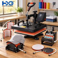 Presse à Chaud Manuelle Électrique 8-en-1 29x38cm pour Sublimation – Imprimante de Transfert pour T-shirts, Mugs, Casquettes, Assiettes, Tapis de Souris