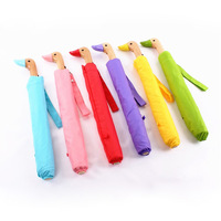 Parapluie publicitaire pliable tout-en-un pour adulte, style coréen, 80% Duck Head, contrôle automatique, en alliage et bois massif, pare-soleil