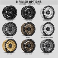 Jantes Beadlock Forgées Usinées en Bronze 17-22 Pouces 6061-T6, Jantes Tout-Terrain Simulées 6x5.5 8x170 pour Bronco Ram TRX F-150