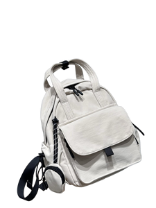 Lightweight 5L <b>Mini</b> <b>Backpack</b> for Travel – Unisex Small Daypack with Nylon Zipper, Cell Phone Pocket, Solid Color, Easy to Carry - Product Image 1