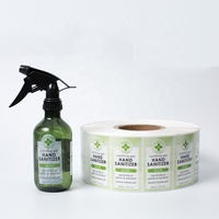 Étiquettes personnalisées en rouleau carré, pièces, autocollants imprimés, pour bouteilles de savon liquide, emballage