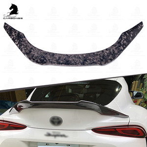 Aile de becquet de coffre arrière en fibre de carbone forgé de style V pour Toyota <span class=keywords><strong>SUPRA</strong></span> A90 2019 + - Product Image 1