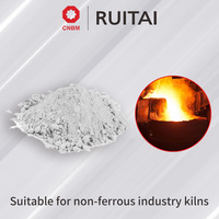 Ciment alumineux anti-érosion réfractaire coulé, fourni directement par l'usine Ruitai, avec service de découpe, 90% AlO
