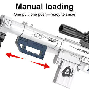 Fucile Giocattolo AWM Sniper Realistico con Guscio in Plastica di Alta Qualità, Proiettili Morbidi in Schiuma EVA, per Bambini - Product Image 4