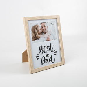 Personalizzato all'ingrosso la migliore cornice per foto in legno MDF nero 8x10 pollici per la festa del papà - Product Image 3