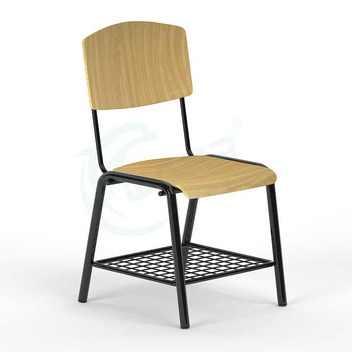 Meeting Room Chair School Furniture Ergonomic study Chair with Basket