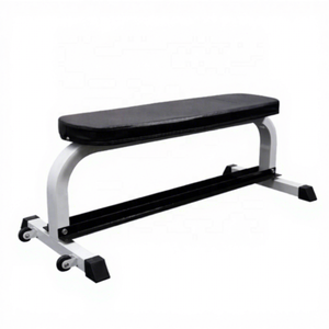 Rising Fitness Home Gym Banco de acero Inclinación plana Diseño de disminución para culturismo Mancuerna Prensa de Banco plana - Product Image 2
