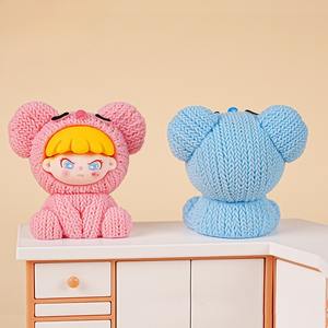 Kits de artesanía de resina DIY al por mayor-suéter de punto hermana mayor y sésamo caja ciega bonita adornos de gránulos textura difusa decoración de escritorio - Product Image 2