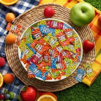Bonbons de Noël à Marque Privée OEM, Délicieux Bonbons Durs Fruités Sucrés et Acidulés pour Enfants