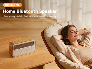 KUANGXIANG K16 Vintage Immersive <strong>Speaker</strong> Hands-free Calling <strong>Speaker</strong> Powerful <strong>Speaker</strong> with <strong>Voice</strong> <strong>Assistant</strong>, TF Card Playback - Product Image 2