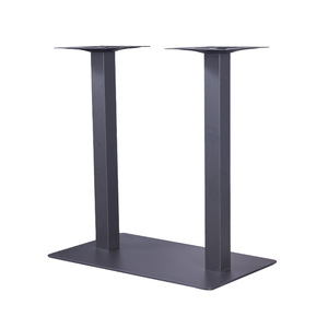 Metal Table Legs 400*700 Steel Plate Heavy Duty Industrial Design for Dining Table - Product Image 4