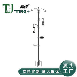 ขาตั้งที่ให้อาหารนกโลหะ TJ-025 ขนาด 2.3 ม. แบบเสียบลงดิน ทนทาน ใช้กลางแจ้งได้ ที่แขวนให้อาหารและน้ำสำหรับสวน - Product Image 5