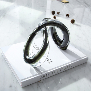 Accesorios Clásicos para el Hogar, Decoración de <span class=keywords><strong>Muebles</strong></span>, Escultura de Vidrio Artístico, Piezas Decorativas para Mesa - Product Image 3