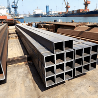 Tubos Cuadrados de Acero al Carbono Q345 Q235 Q235B, Tubo Cuadrado de Hierro Galvanizado para Estructuras de Acero