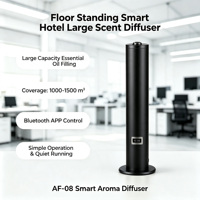Diffuseur d'arômes sans eau en métal de 500 ml, machine à parfum automatique à faible bruit pour hôtel, spa, maison, camping-car, toilettes