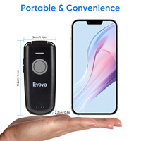 Eyoyo EY-023C CCD Portable 3 en 1 USB filaire Bluetooth 2.4G sans fil logistique écran Scan codes-barres Scanner pour entrepôt, bibliothèque