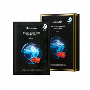 Jmsolution หน้ากากหิมะ Camellia รุ่น10ชิ้น, มาใหม่แผ่นมาส์กหน้าทำจากผ้าฝ้ายเกาหลีกรดไฮยาลูโรนิก - Product Image 2