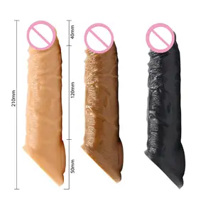 Sex Toys for Men-الواقي الذكري, لعبة جنسية للرجال ، قابلة لإعادة الاستخدام ، شكل تنين حقيقي ، أكمام 21 سنتيمتر ، موسع ، تمديد ، أكمام قضيب كبير