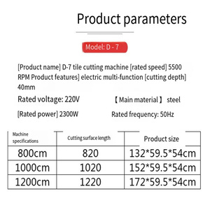 800/1000/1200/1600/1800/2000Mm Kích Thước Điện Gạch Bảng Saw <span class=keywords><strong>Roberts</strong></span> Cắt Gạch - Product Image 4