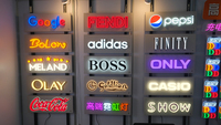 Letras 3D con Canal de Luz LED, Letras Acrílicas 3D con Iluminación Frontal, Letrero Acrílico con LED, Personalización, Letrero LED con Luz Frontal