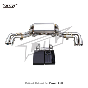 Colector de escape <span class=keywords><strong>BSK</strong></span> Axle con tubo descendente recto para Ferrari F430 4.3L 2005-2009, sistema de escape Boska SUS304 con control - Product Image 5