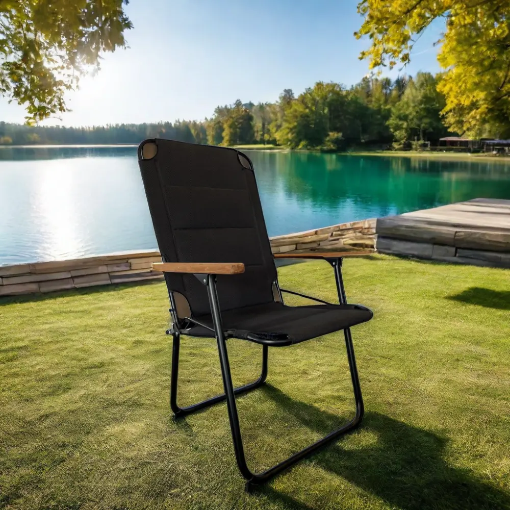 Harga pabrik Outdoor disesuaikan warna aluminium kompak Portable kursi ringan untuk halaman