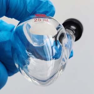 Laboratoriumglaswerk <span class=keywords><strong>2</strong></span>-halsige peervormige kolven, dikwandig borosilicaatglas, hittebestendig, reactiekolven met schroefdop - Product Image 4