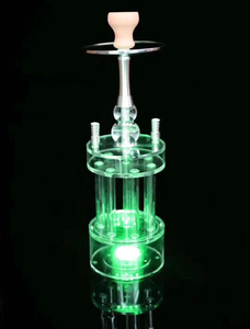 <span class=keywords><strong>Chicha</strong></span> Transparente avec Lumière LED Forme Gatling Ensemble Narguilé Complet <span class=keywords><strong>Grossiste</strong></span> Narguilé Personnalisé pour Bar - Product Image 5