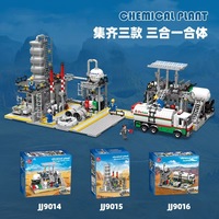 Kit de Construcción de Refinerías y Plataformas Petrolíferas OEM de Gran Demanda - Modelo Completo de Planta Petroquímica, Bloques Industriales para Ingenieros