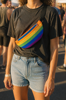 Sac banane personnalisé avec logo sur mesure, en nylon, vente en gros, fabricant OEM, pour voyage et activités de plein air