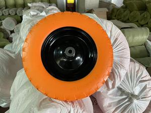 Personnalisable 6 8 10 <span class=keywords><strong>12</strong></span> 13 16 <span class=keywords><strong>pouces</strong></span> PU polyuréthane mousse anti-crevaison plat <span class=keywords><strong>roue</strong></span> libre pour <span class=keywords><strong>brouette</strong></span> outil chariot <span class=keywords><strong>roue</strong></span> - Product Image 6