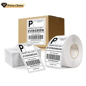 Fornitore dorato imballaggio qualità vendita all'ingrosso prezzo competitivo etichette di spedizione termiche