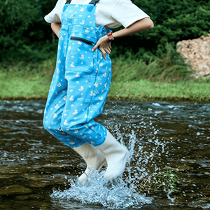 SENSHUO Mode <span class=keywords><strong>Rose</strong></span> Poitrine Waders Professionnel Étanche PVC <span class=keywords><strong>Cuissardes</strong></span> De Pêche avec Bottes pour Femmes Pêcheurs OEM ODM - Product Image 6