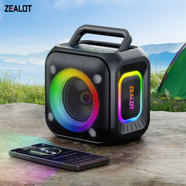 Zealot PT01 30W 6000mAh Battery Capacity Portable Blue Tooth Speaker for Fishing