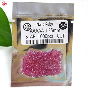 Precio de fábrica 5A <span class=keywords><strong>Gemas</strong></span> sintéticas NanoSital Forma redonda Rosa Laboratorio Creado Turquesa Amarillo Gris Nano Sital Piedra para joyería - Product Image 4