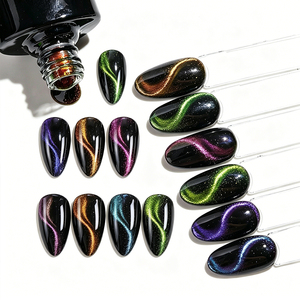 HEMA Free 5D Galaxy Cat Eye Gel <b>Nails</b> Polish High Quality <b>Nail</b> Polish <b>Set</b> for Salon DIY Gel Polish Custom KG Wholesale - Product Image 3