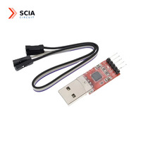Module de développement CP2102 USB vers TTL Série UART Câble de téléchargement STC Super Brush Upgrade Type A 5 broches