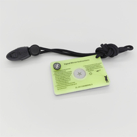 JK-LM-008 lumineux multifonction extérieur d'urgence Super Rescue Signal Mirror avec boussole Sifflet pour le camping