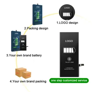 100% tout nouveau 0 Cycle pleine capacité batterie pour iPhone 5 5s 6 6s 7 8 X Xr Xs Max 11 12 13 mini Li-ion Batteries remplacement