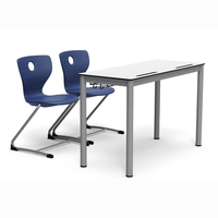 Meubles scolaires, ensemble de bureau et chaise double pour enfants