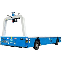 Robot AGV Bersertifikasi CE Otonom 10 hingga 200 Ton Navigasi Magnetik Penghindaran Rintangan Laser Kendaraan Terpandu Otomatis