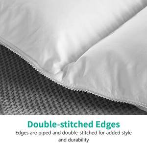 100% coton luxe super doux toutes saisons <span class=keywords><strong>duvet</strong></span> d'<span class=keywords><strong>oie</strong></span> blanc alternative <span class=keywords><strong>couette</strong></span> hôtel <span class=keywords><strong>couette</strong></span> insert de l'usine directe - Product Image 6