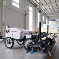 Machine à laser pour le nivellement du béton avec épandeur d'ambre et solution de truelle mécanique pour béton, marque Huaang