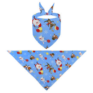 عيد الميلاد حيوان أليف مثلث باندانا كلب القط وشاح باندانا للحيوانات الأليفة الصغيرة متوسطة الحجم - Product Image 4