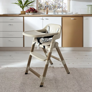 Cadeira Alta Moderna Ajustável para Bebês, Dobrável e Portátil, Design de Madeira para Uso em Casa, Hotel, Cozinha e Sala de Estar - Product Image 6
