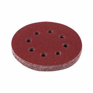 Red <strong>Sand</strong> Paper Disc with Hook and Loop 5 Inch Sanding Disc - Product Image 4