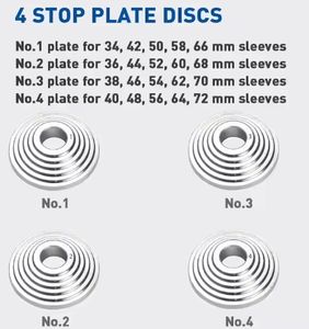 28-teiliges Eisenhülsen-Abziehgerät Chassis-Lager-Demontagewerkzeug 28 Lagerabzieher Druckhülsen für Wartungsarbeiten - Product Image 6